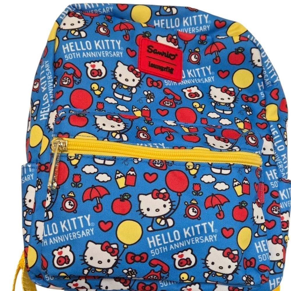 Sanrio Blue and Yellow Hello Kitty Bag